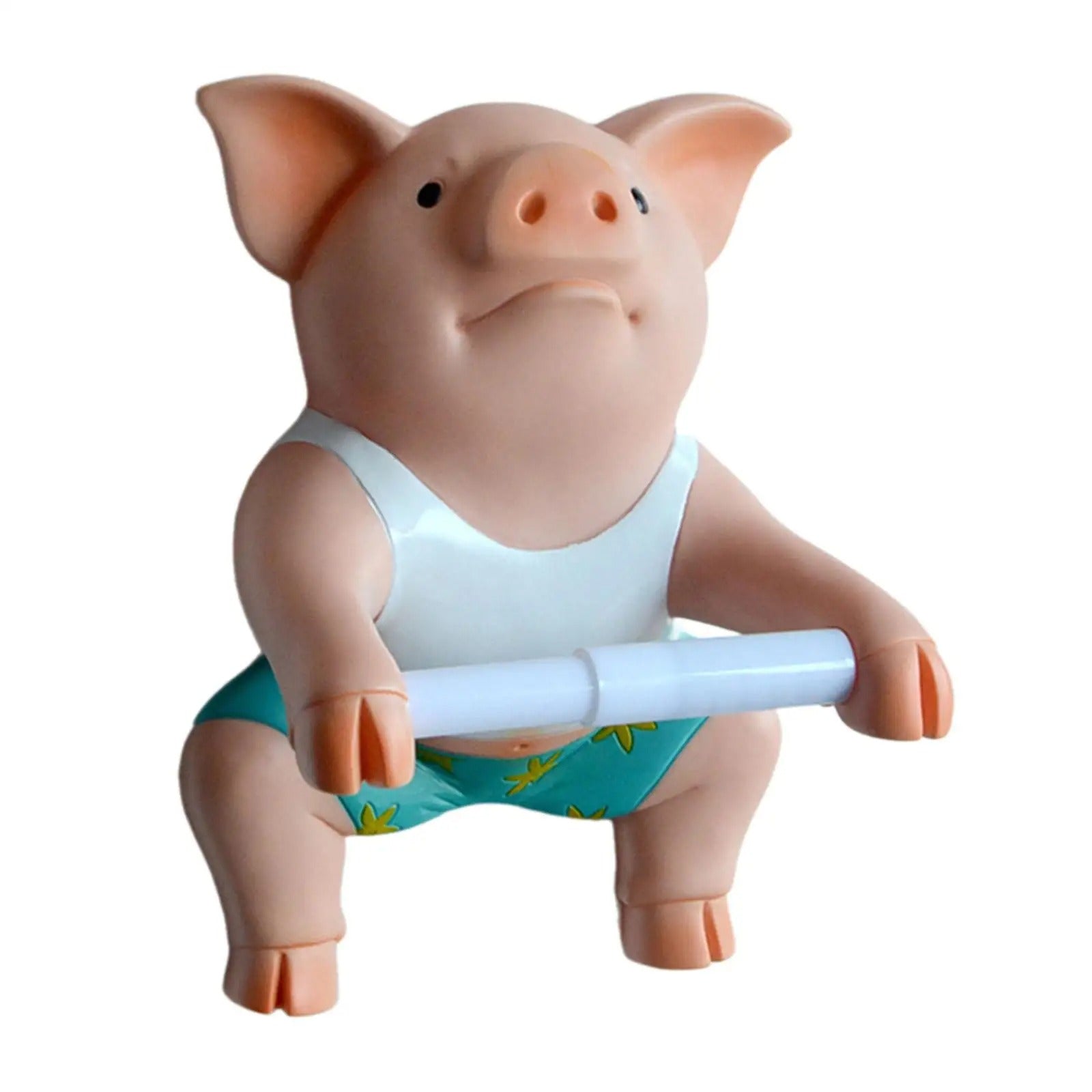 Porte Papier Toilette Cochon Salopette