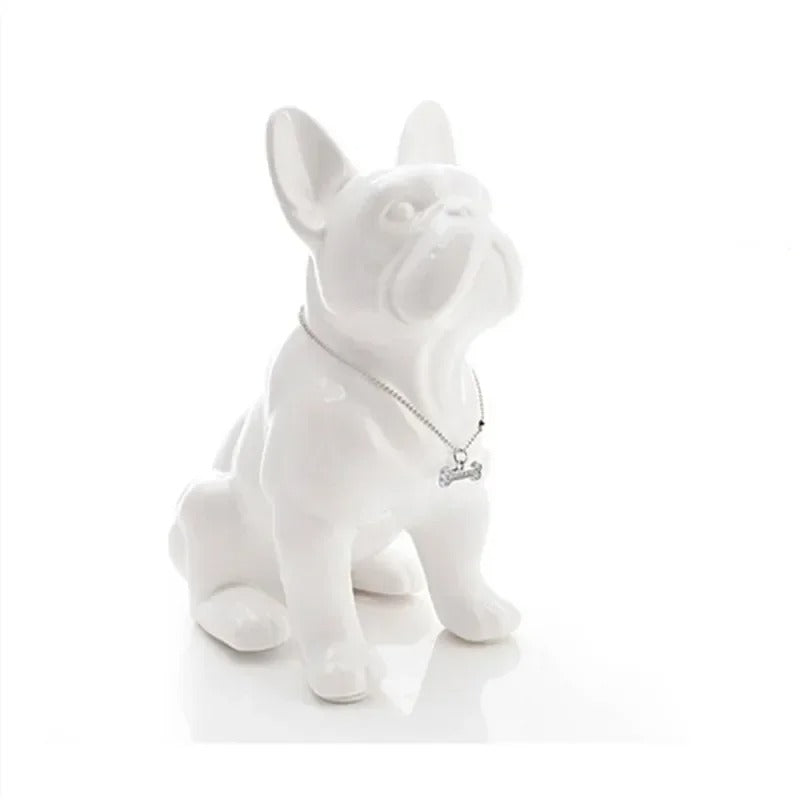 Statue Bouledogue Résine