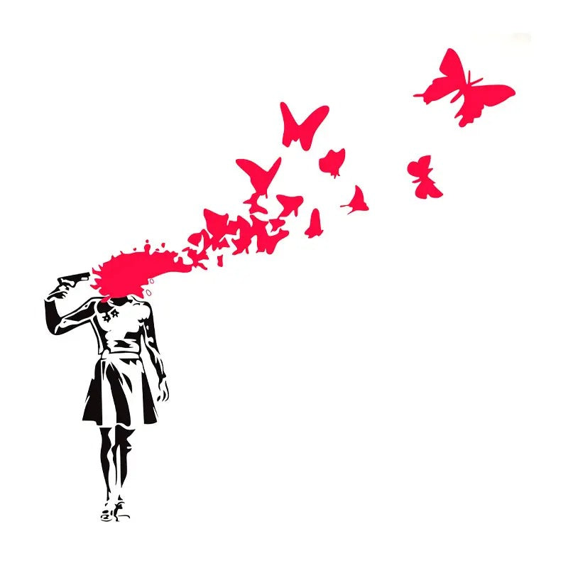 Sticker Banksy Poétique