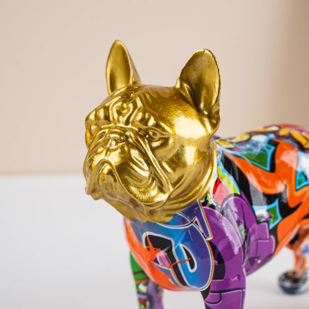 Statue Bulldog Français