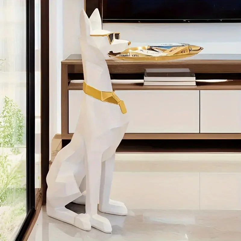 Statue Chien en Costume