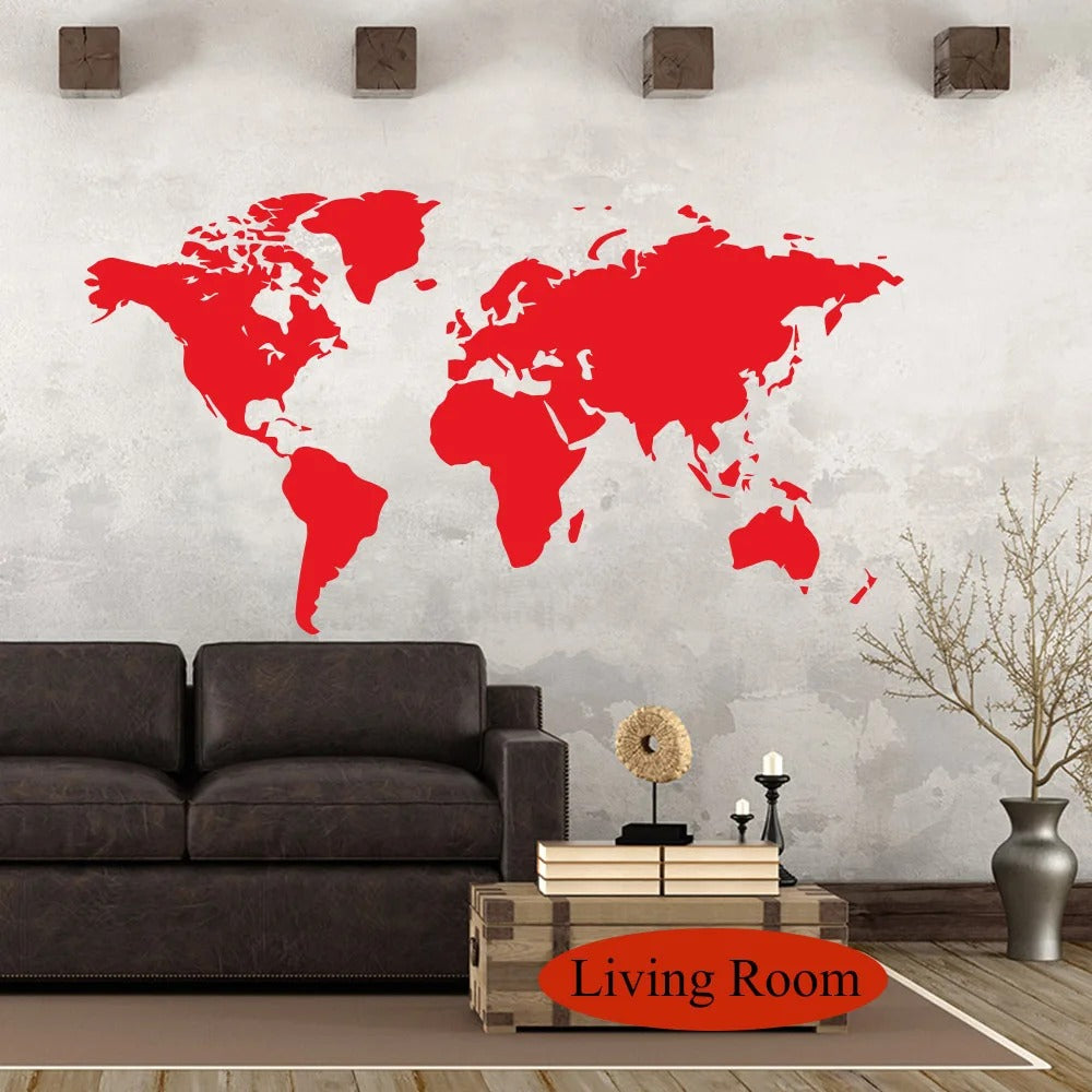 Sticker Carte du Monde