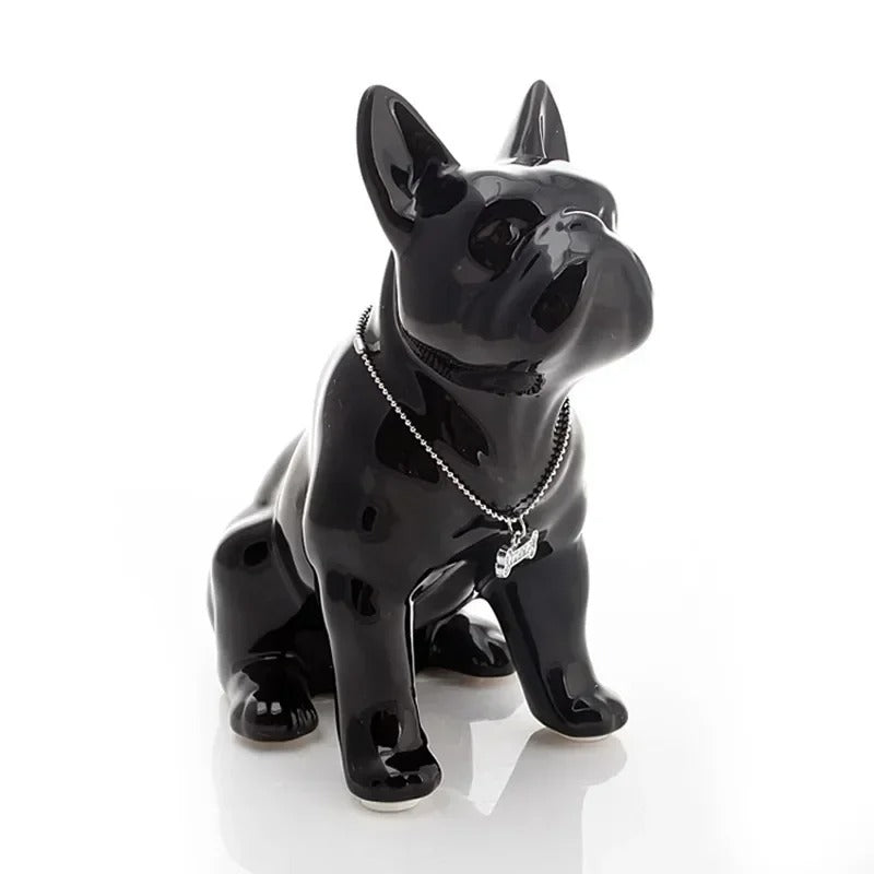 Statue Bouledogue Résine