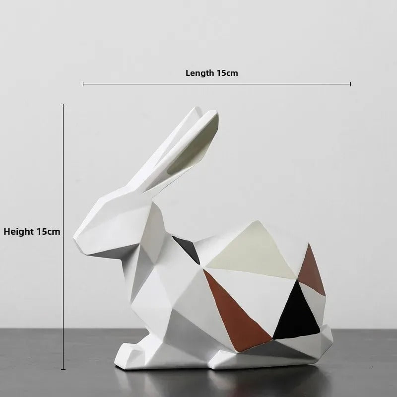 Statue Lapin Origami