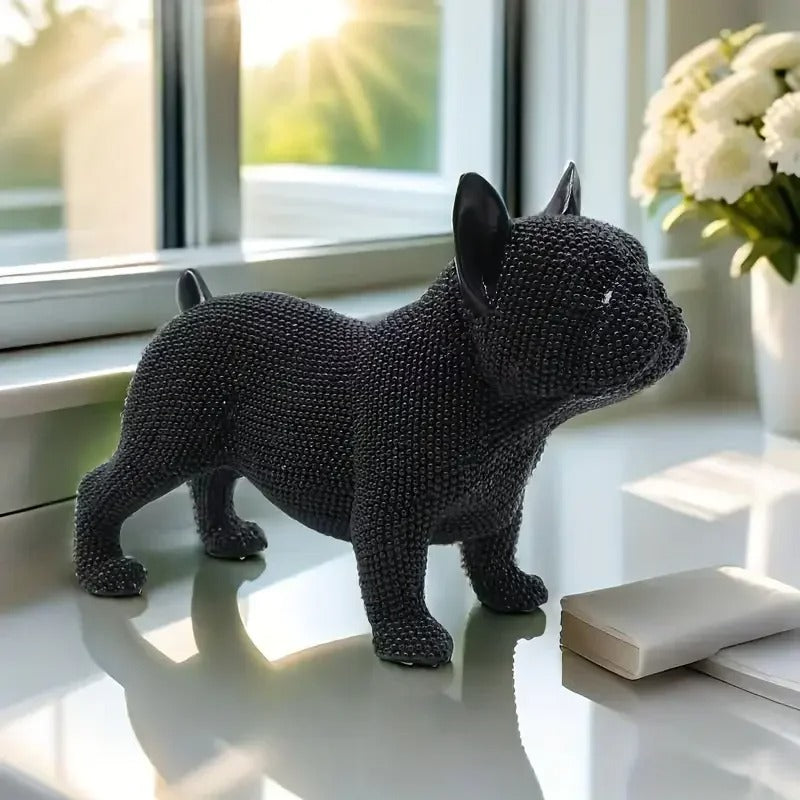 Statue Bouledogue Français Résine