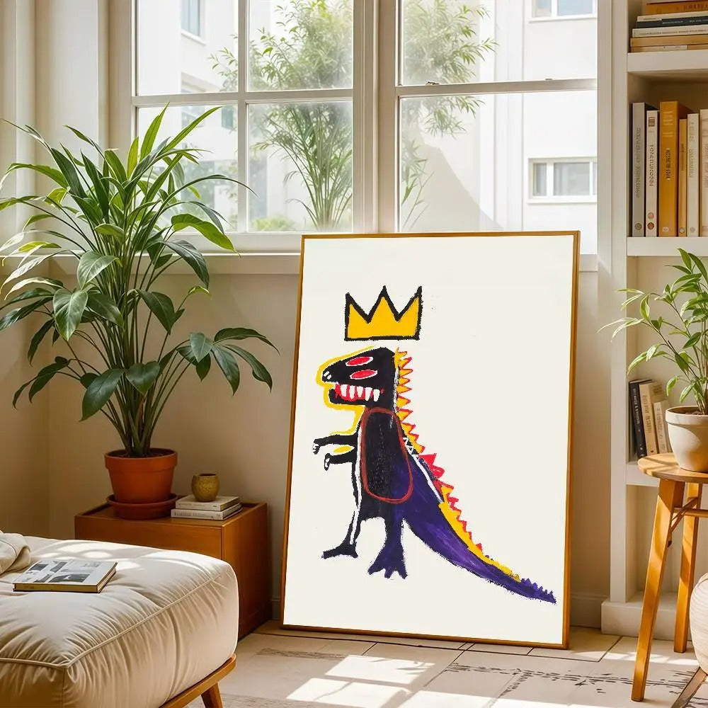 Poster Basquiat Dinosaure