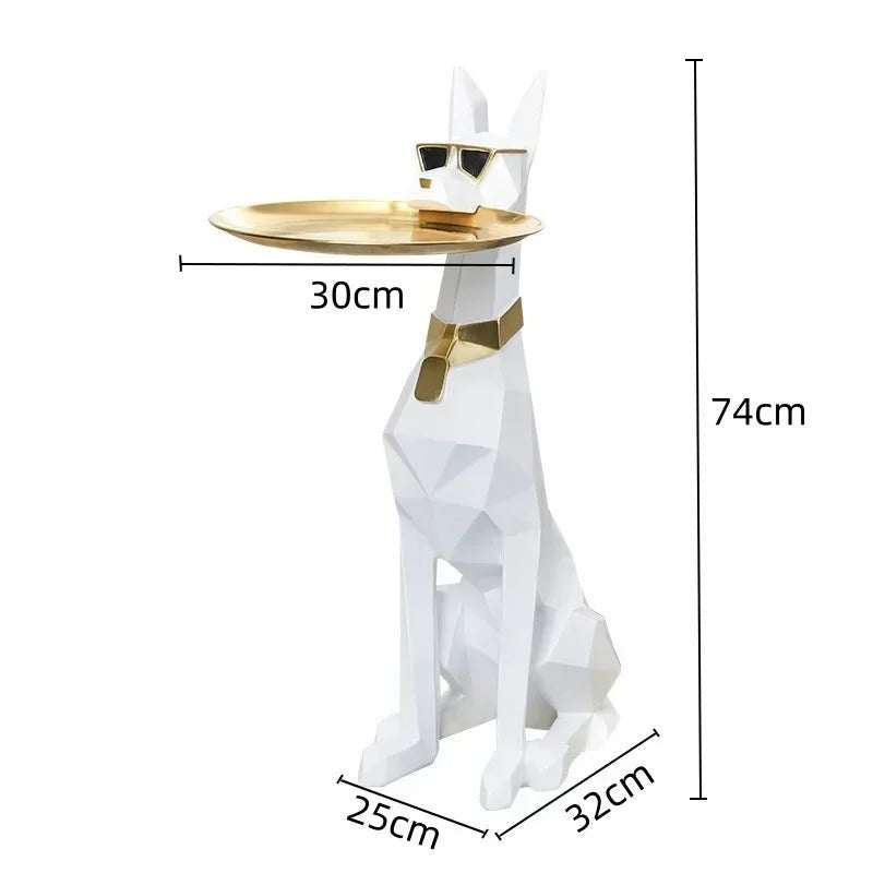 Statue Chien en Costume