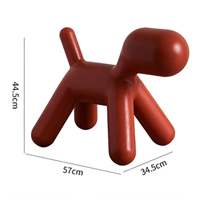 Statue Chien Déco Colorée