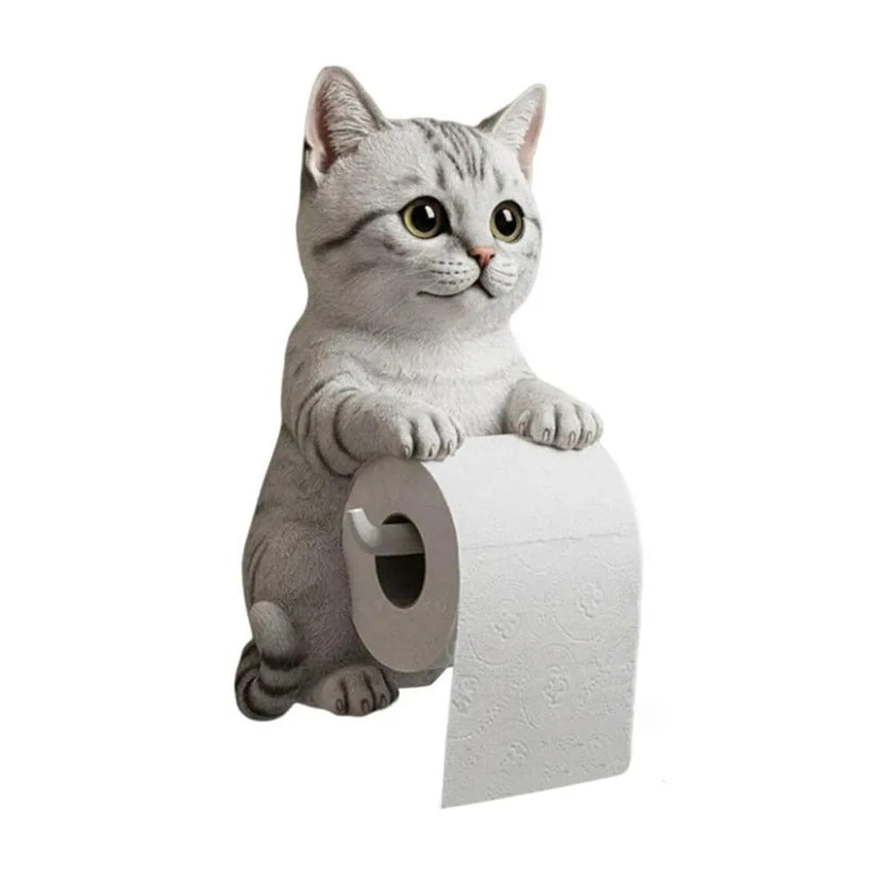 Porte Papier Toilette Chat Cool