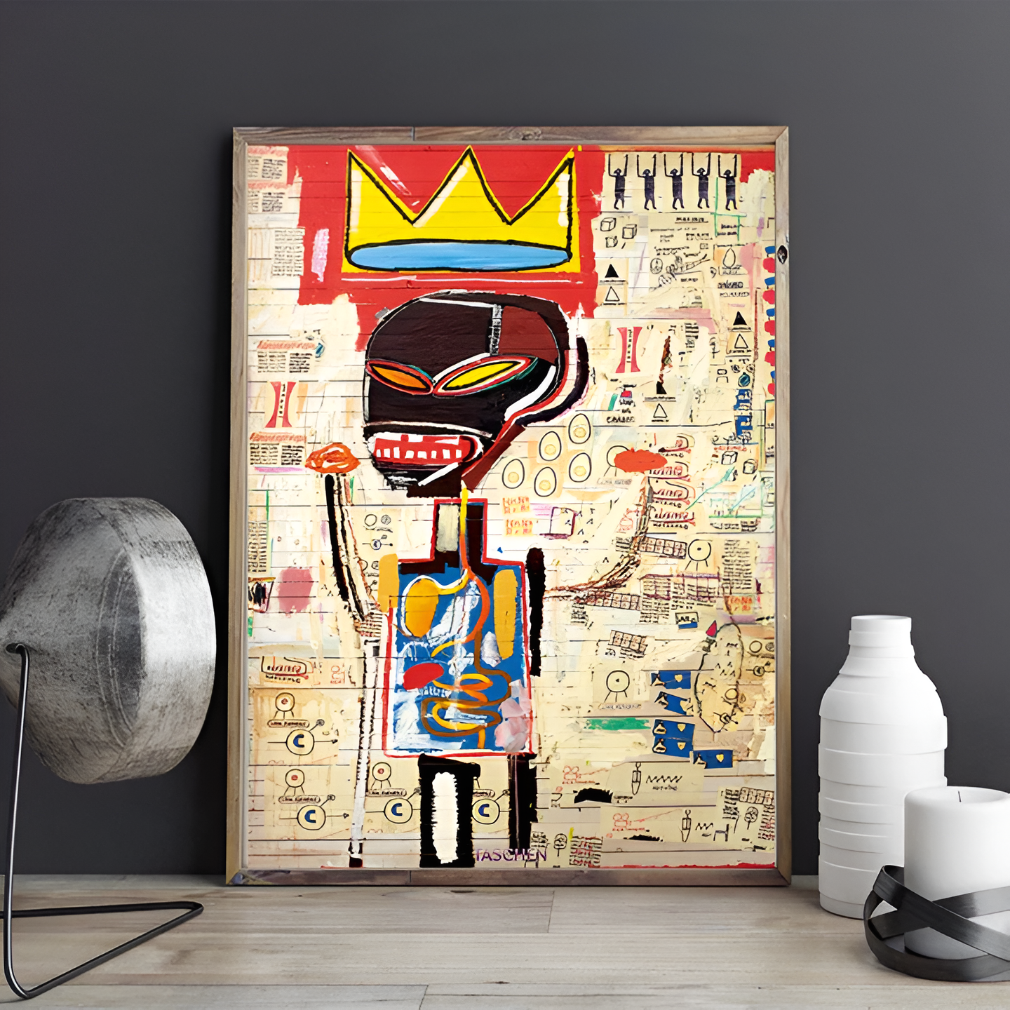 Poster Jean Michel Basquiat Le Roi