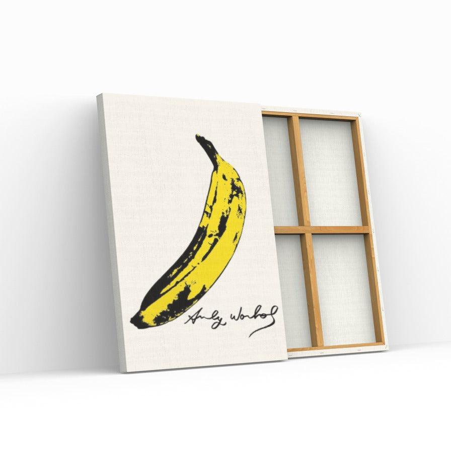 Tableau Street Art Andy Warhol "Signed Banana"