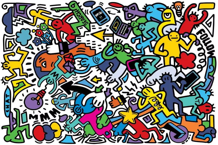 Poster Keith Haring Moderne