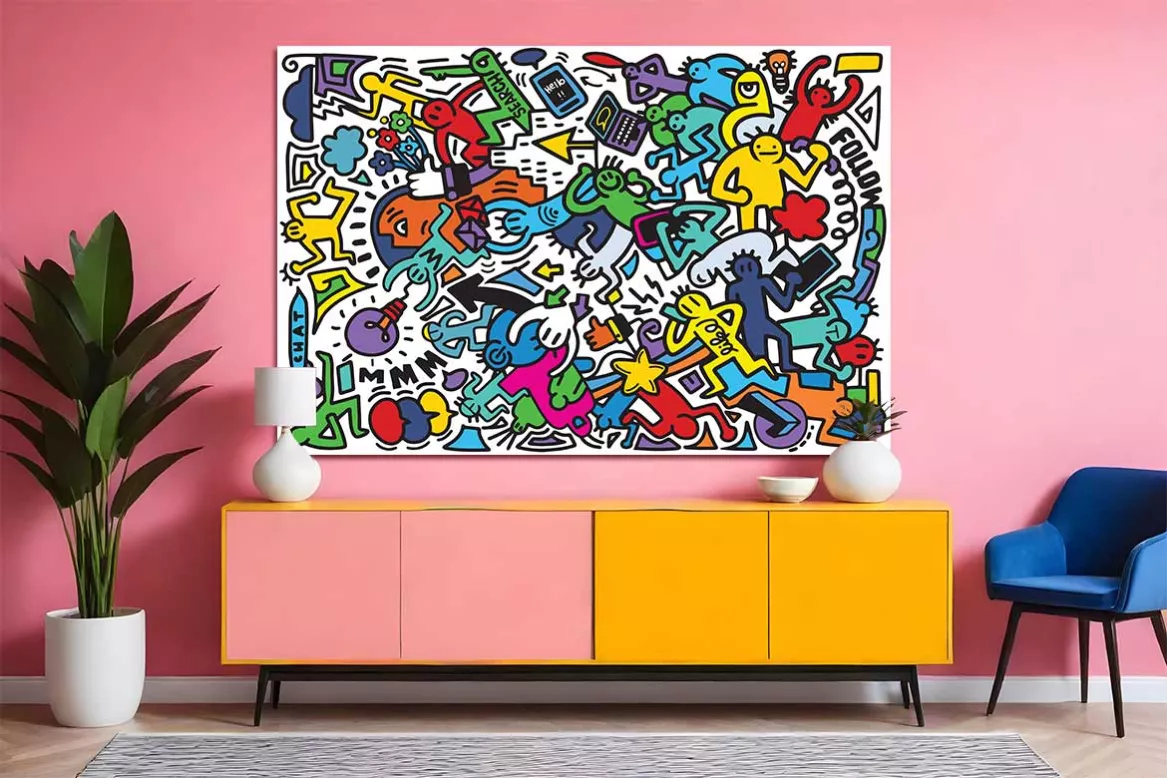 Poster Keith Haring Moderne