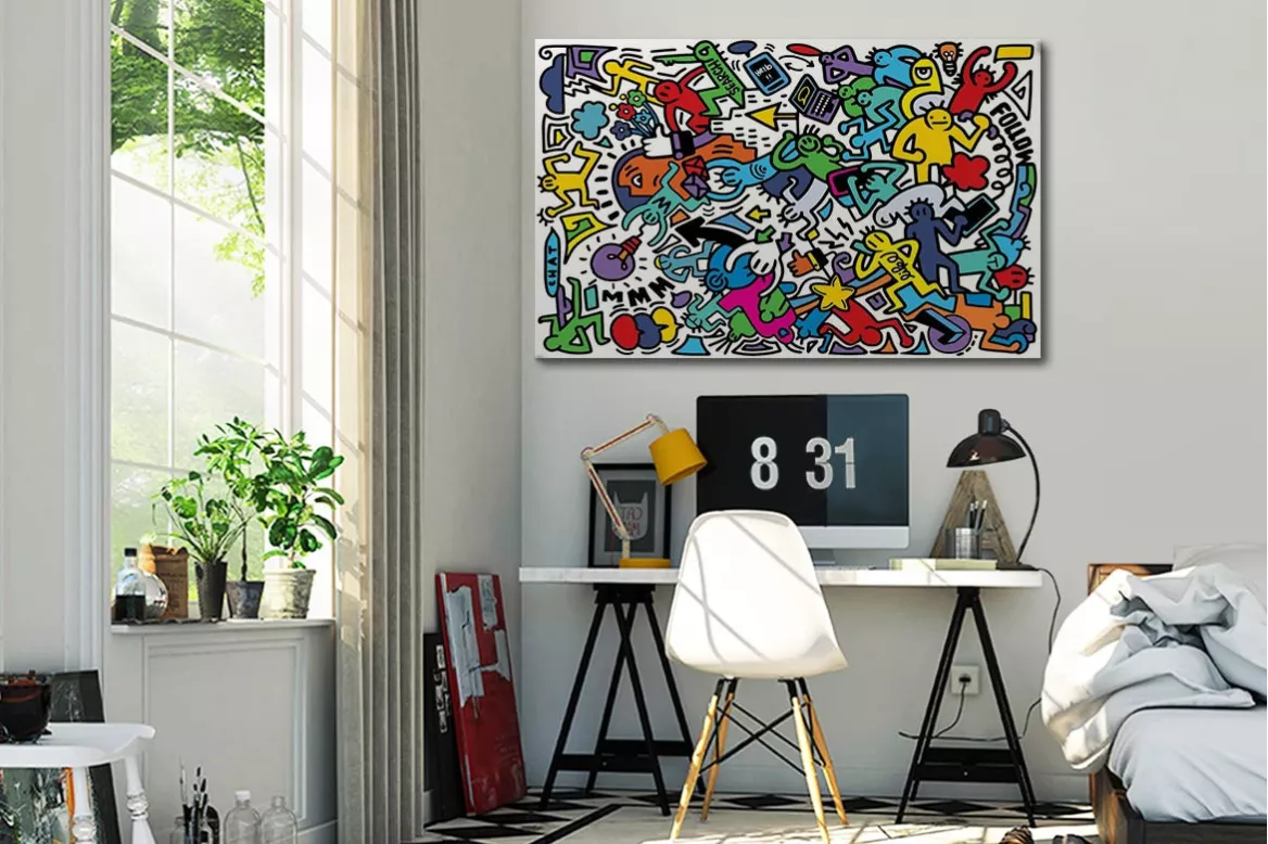 Poster Keith Haring Moderne