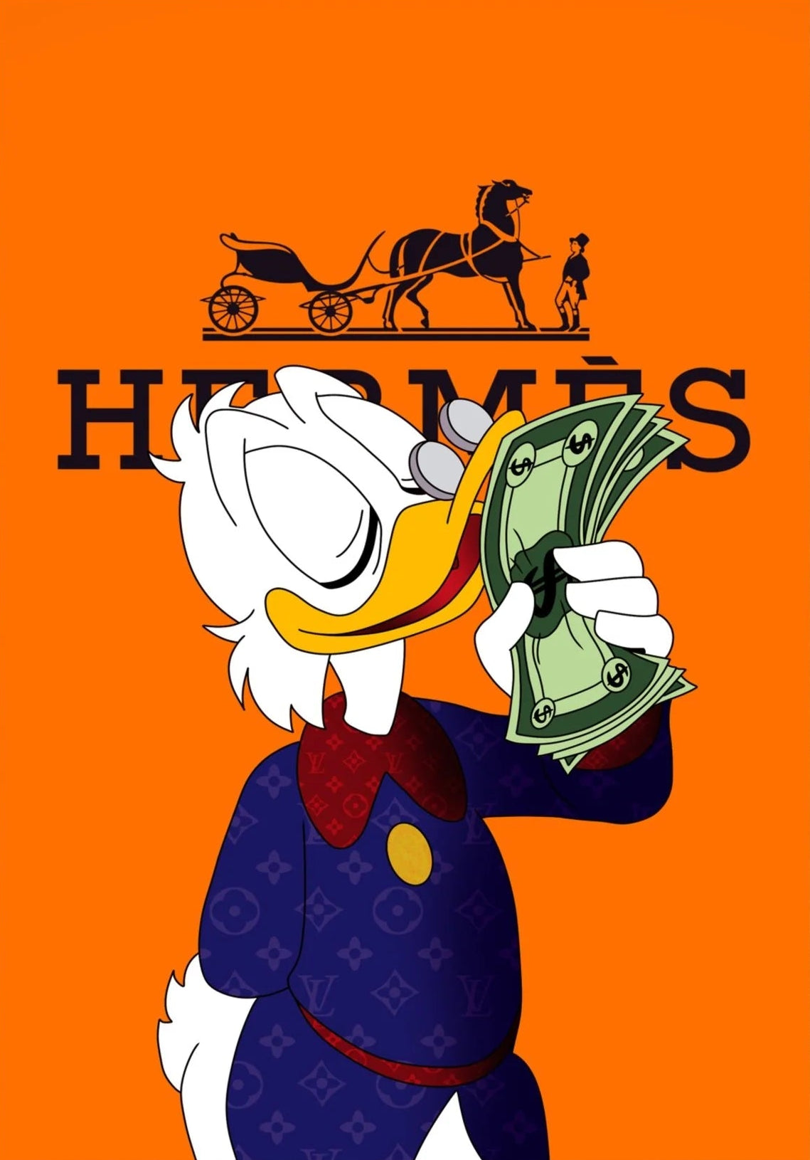 Tableau Hermès & Picsou