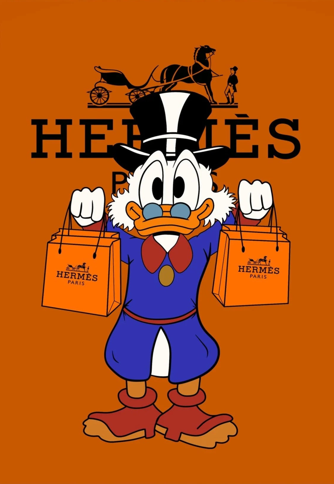 Tableau Hermès Picsou