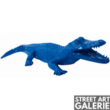 Crocodile Résine Extérieur Bleu