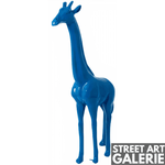 Girafe en Résine Extérieur Bleu