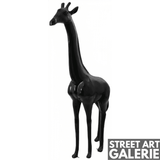 Girafe en Résine Extérieur Noir