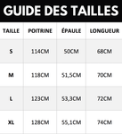 Guide Tailles Sweat