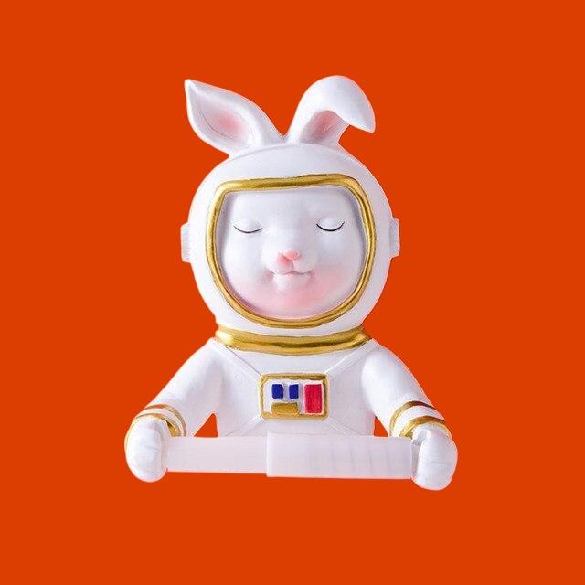 Porte Papier Toilette Astronaute Lapin