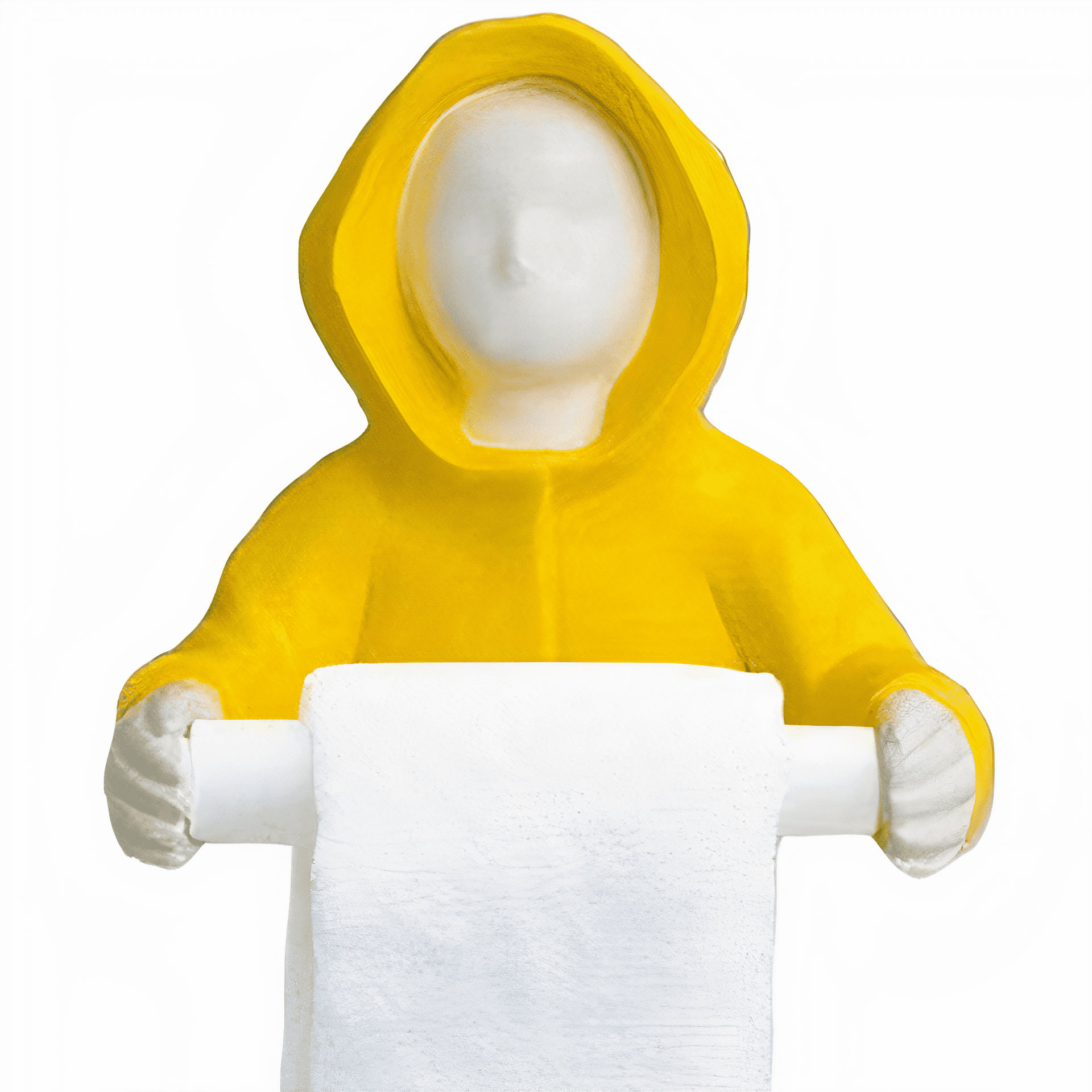 Porte Papier Toilette Boxeur Jaune