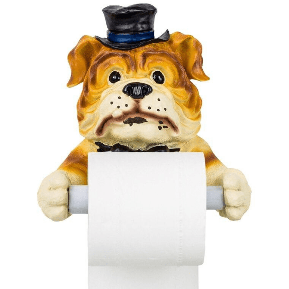 Porte Papier Toilette Chien Chapeau