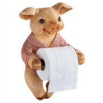 Porte Papier Toilette Cochon Peignoir