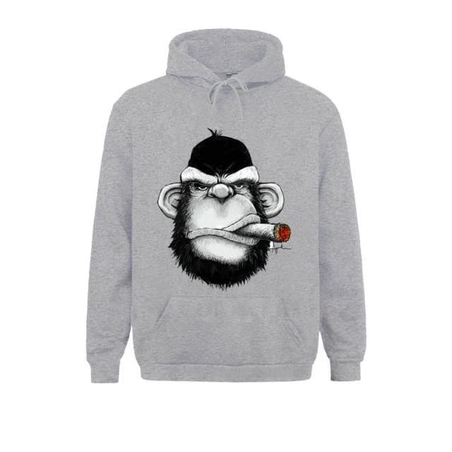 Pull à Capuche Singe Cigare