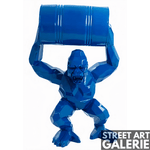 Sculpture Gorille XXL Bleu