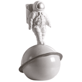 Statue Astronaute Saturne