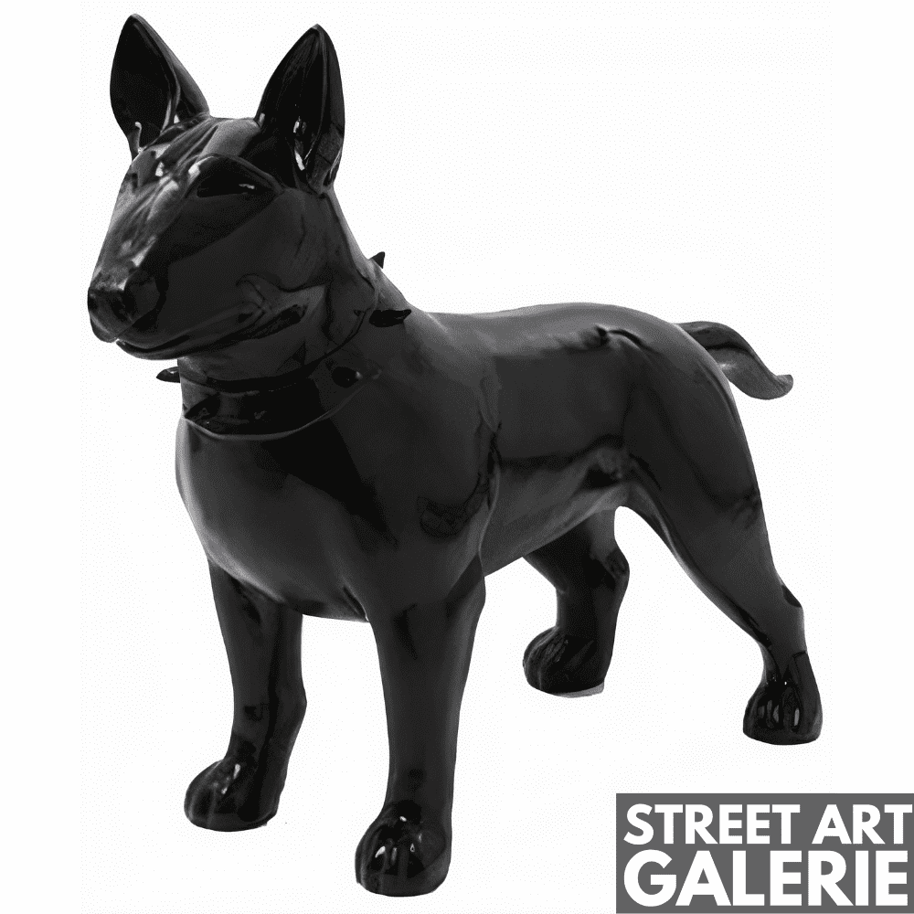 Statue Chien Grande Taille Noir