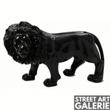 Statue Lion Décoration Extérieur Noir