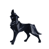 Statue Loup Noir