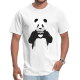 T-Shirt Banksy Panda Cœur