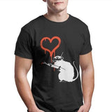 T-Shirt Banksy Rat Homme