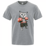 T-Shirt Chat Boxeur Homme