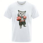 T-Shirt Chat Boxeur