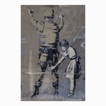 Tableau Banksy Fille Soldat