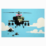 Tableau Banksy Helicopter