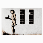 Tableau Banksy Homme de Cro-Magnon