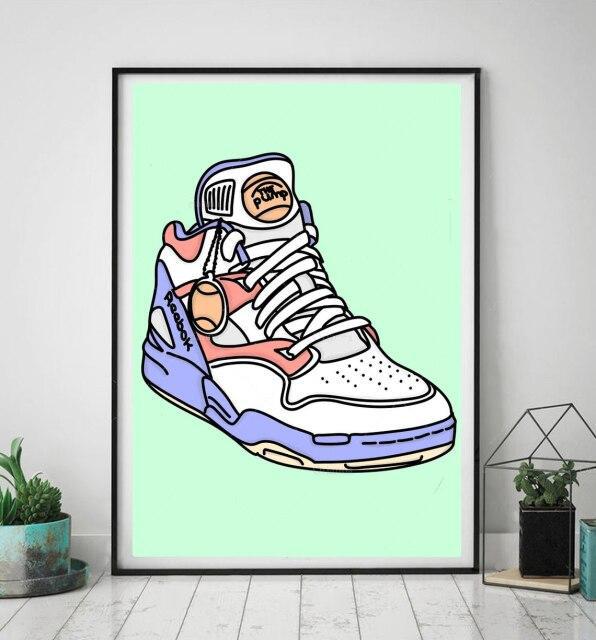 Tableau Basket Chaussure