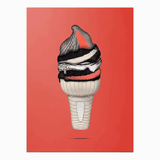 Tableau Glace Rouge