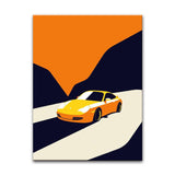 Tableau Porsche 996 Orange