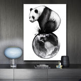 Tableau Panda Planète
