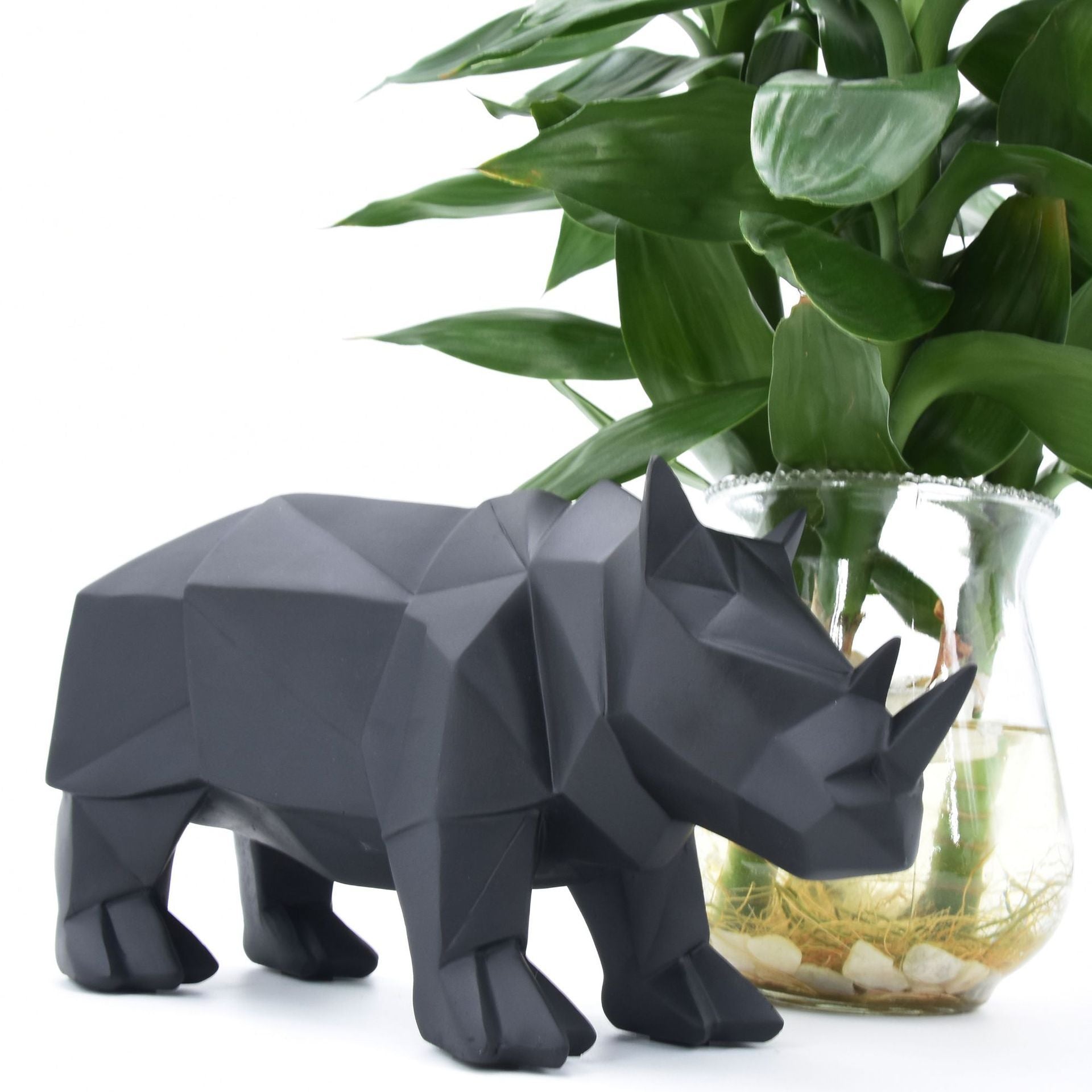 Sculpture Rhinocéros Origami