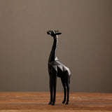 Statue Girafe Noire