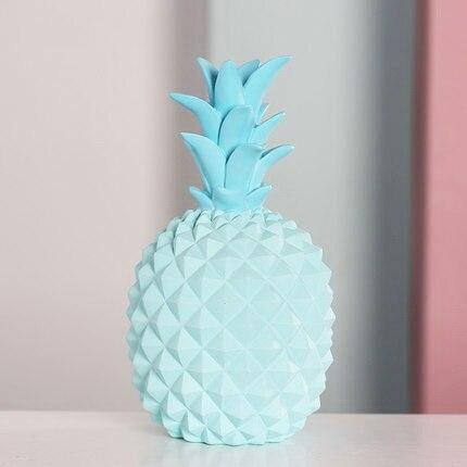 Statue Ananas Bleue