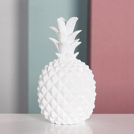 Statue Ananas Blanche