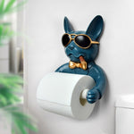 Porte Papier Toilette Rigolo Bleu